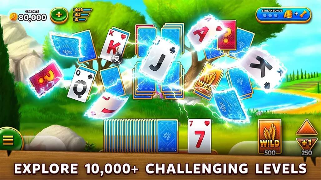 Screenshot van Grand Solitaire Harvest challenges