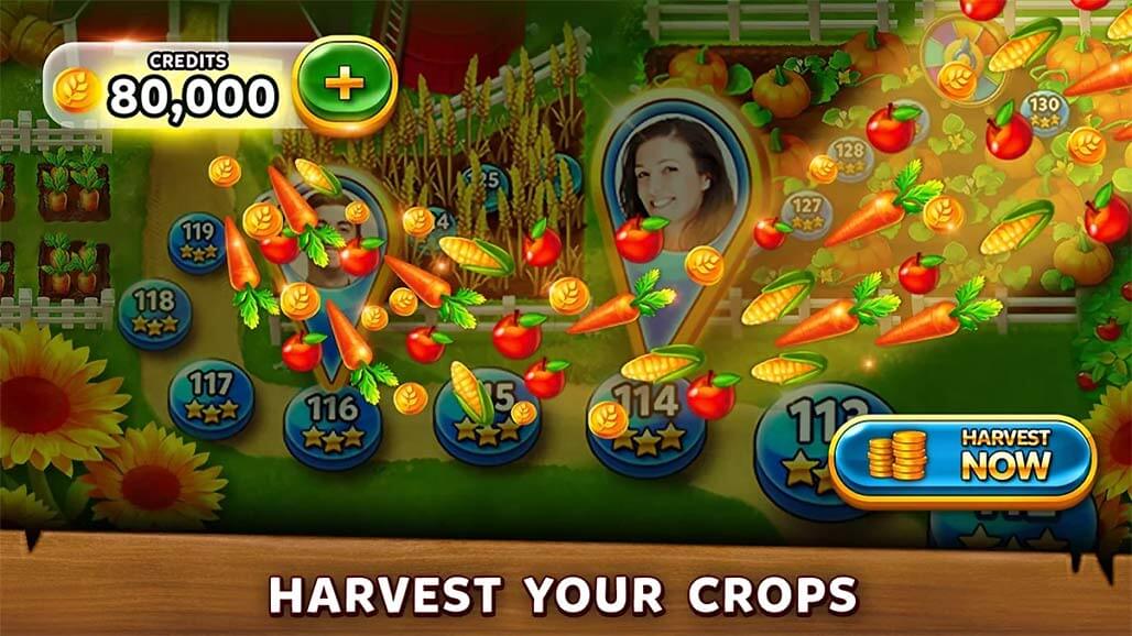 Screenshot van Grand Solitaire Harvest crops